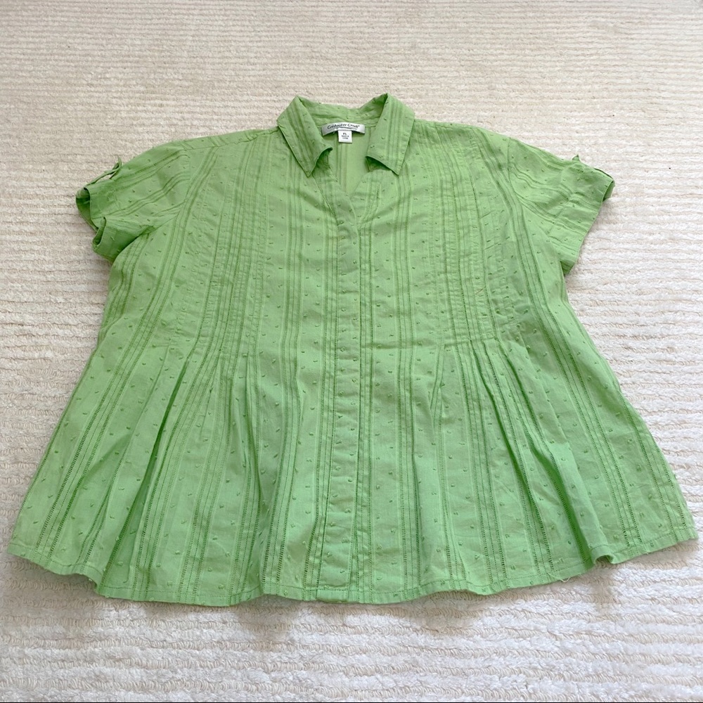 Coldwater Creek short sleeve blouse - Picture 3 of 12